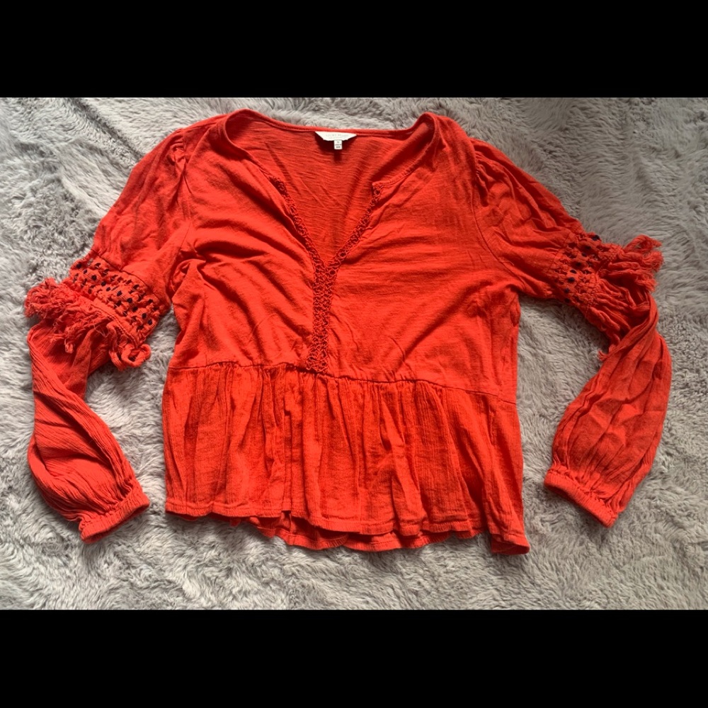 Lucky lightweight orange top